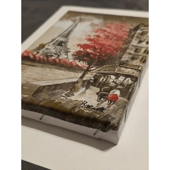 Burnett Paris Eiffel Tower Oil Painting - Picture 11 of 11